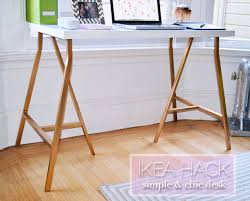 a simple ikea hack desk