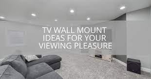 25 Tv Wall Mount Ideas For Your Viewing