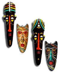 Terracotta Handmade African Mask Wall