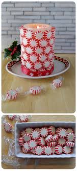 I have a few more ideas for holiday. Diy Peppermint Candle Easy Holiday Decor Project