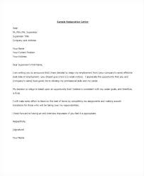 Courtesy Resignation Letter Sample Onourway Co