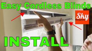 how to install cordless blinds you