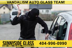 Auto Door Glass Windshield Vandalism