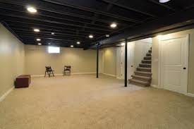 finishing basement basement ceiling