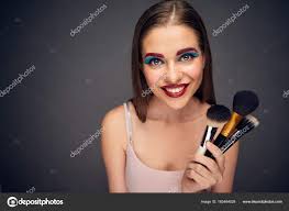 clown worst makeup stock photo