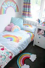 25 dreamy rainbow themed bedroom for
