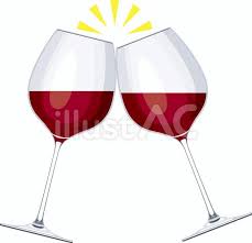 Free Vectors Wine Glass Cheers