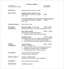 Your resume should highlight not only your professional experience related to the teaching profession but also the skills that you possess that make you a strong candidate for the. Free 12 Sample Elementary Teacher Resume Templates In Pdf Ms Word