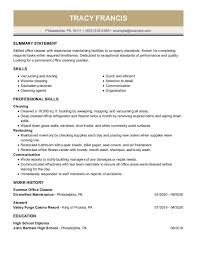 How many people know exactly what a curriculum vitae is? Office Cleaner Resume Example 2021 Myperfectresume