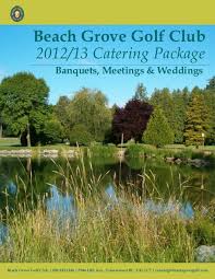 11 2 30pm Minimum 25 Guests Beach Grove Golf Club