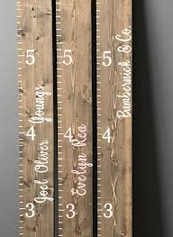 Growth Chart Wooden Growth Chart Personalized Growth Chart