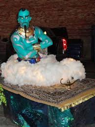 the genie riding a magic carpet stan