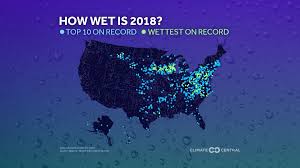 2018s Precipitation Records On One Map Climate Central