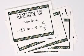 My Math Resources Two Step Equations
