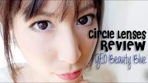 geo beauty blue カラコン circle lenses