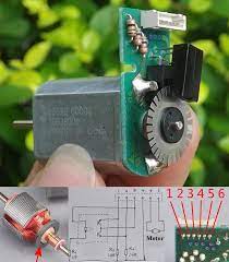 small 12v dc motor with optical encoder