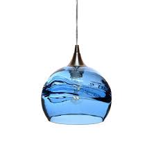 Hand Blown Pendant Lights Recycled Glass Pendant Lamp
