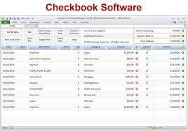 Excel Checkbook Software Checkbook Register Spreadsheet Etsy