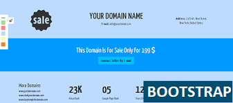Domain Sale Landing Page Resposnive Template