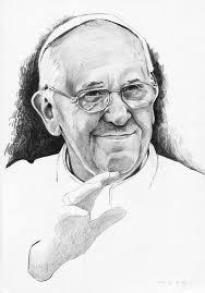 Newly elected pope francis i, cardinal jorge mario bergoglio of argentina after being elected by the conclave of cardinals. Drawings Retrato Del Papa Francisco Portrait Of Pope Francis Page 4406 Art By Independent Artists