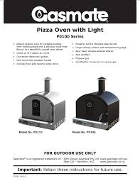 gasmate p0100 series instructions