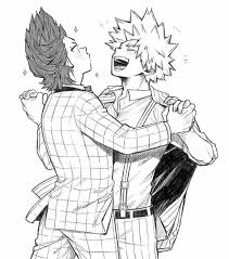 bakugou katsuki x oc ever since they were born on the same day and on the same hospital, chiharu & katsuki have been the best of. Anime Coloring Pages Kirishima Coloring And Drawing