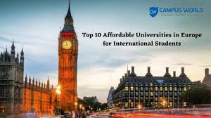 affordable universities in europe