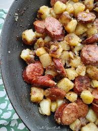 southern fried potatoes sausage