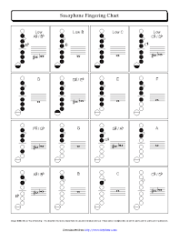 17 Clean Fingering Chart For Saxophone