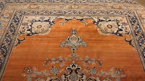 19th century persian silk heriz rug