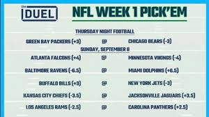 The side, total and moneyline. Printable Nfl Weekly Pick Em Sheets For Week 1