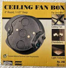 296 raco ceiling fan box 4 inch round 1