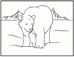 This bear is made up of three colors in three layers: American Black Bear Coloring Page Coloring Home