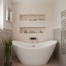 Add space with large mirrored bathroom or elegance with marble. Large Bathroom Tiles Houzz