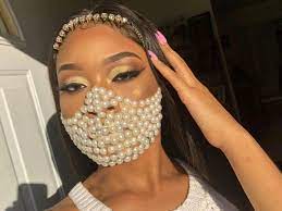 diy pearl face mask makeup