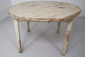 vintage german wooden garden table and