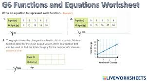 g6 functions and equations interactive