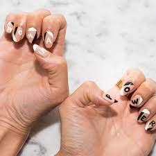 woman power nail art is the perfect