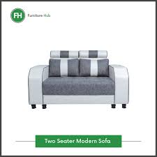 two seater modern sofa furniture hub