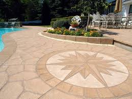 Slippery Stamped Concrete Near Pools