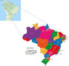 Brazil google map is your free source of driving directions (route planner), printable maps & country information. Map Of Brazil With The Country Location In The South America The Download Scientific Diagram