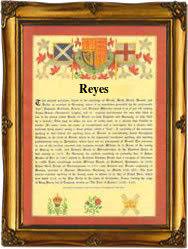 surname database reyes last name origin