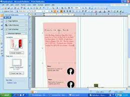 create a brochure in publisher 2007
