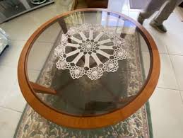 Round Glassed Coffee Table Other