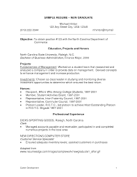 Sample Resume for a New Graduate   dummies