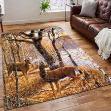 funny hunting printing floor mat carpet