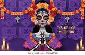 Day Dead Dia De Los Muertos Stock Vector 2043643580 gambar png