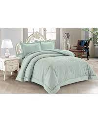 lilian mint green comforter set