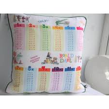 Multiplication Table Rectangle Pillow Covers Protector For Home Couch Sofa Bedding Decorative