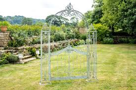 Garden Arch With Gates Romantic
